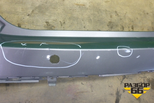 Бампер задний (без юбки под парктроник) (5215902840) для Toyota Auris с 2012-2018г (Аурис)