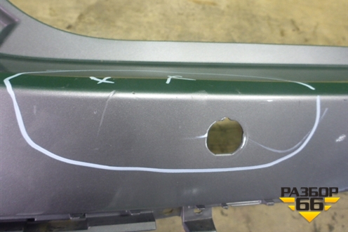 Бампер задний (без юбки под парктроник) (5215902840) для Toyota Auris с 2012-2018г (Аурис)