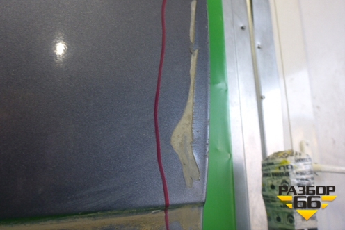 Дверь передняя левая (3х дверный кузов) (9002AN) для Peugeot 207 с 2006-2015г