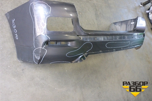 Бампер задний (5215948170) для Toyota Highlander с 2007-2013г (Хайлендер)