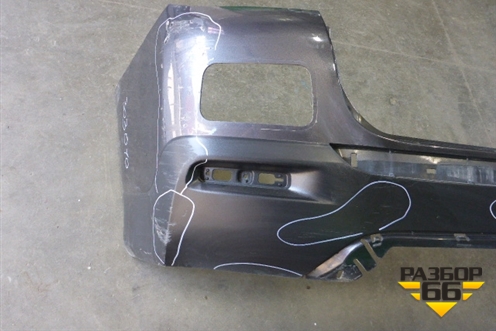 Бампер задний (5215948170) для Toyota Highlander с 2007-2013г (Хайлендер)