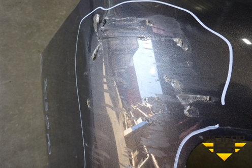 Бампер задний (5215948170) для Toyota Highlander с 2007-2013г (Хайлендер)