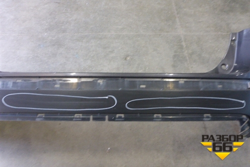 Бампер задний (5215948170) для Toyota Highlander с 2007-2013г (Хайлендер)