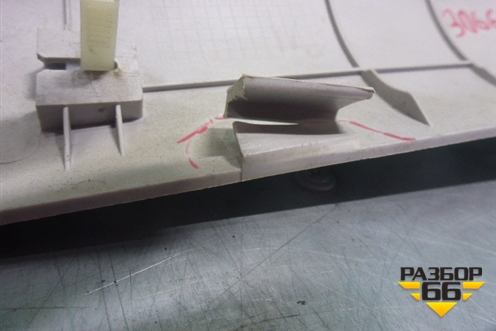 Обшивка стойки лобового стекла правая для Haima Haima 3 (Хайма)