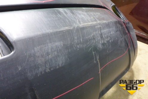 Бампер задний (85022JD00H) для Nissan Qashqai (J10E) с 2006-2013г (Кашкай)