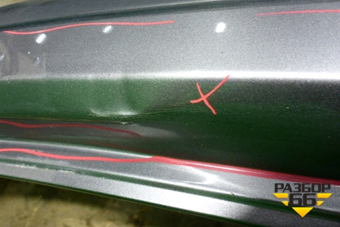 Бампер задний (85022JD00H) для Nissan Qashqai (J10E) с 2006-2013г (Кашкай)