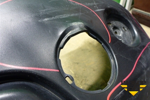 Бампер задний (85022JD00H) для Nissan Qashqai (J10E) с 2006-2013г (Кашкай)