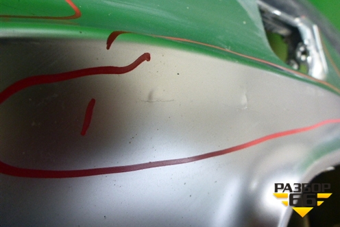 Бампер задний нижняя часть (с юбкой AMG) (A1568850925) для Mercedes Benz GLA-Klass X156 с 2014г (ГЛА)