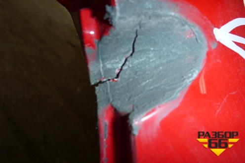 Бампер задний для Peugeot 107 с 2006г