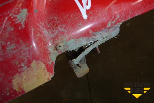 Бампер задний для Peugeot 107 с 2006г