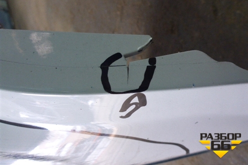 Бампер задний (до 2012г под парктроник) (A2048851525) для Mercedes Benz GLK-Klass X204 с 2008г (ГЛК)