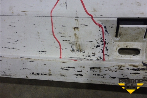 Накладка на порог наружная правая (до 2012г) (3C8853856B) для Volkswagen Passat-CC с 2008г (Пассат ЦЦ)