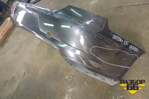 Бампер задний (без юбки после 2012г под парктроник) для Volkswagen Passat-CC с 2008г (Пассат ЦЦ)