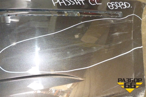 Бампер задний (без юбки после 2012г под парктроник) для Volkswagen Passat-CC с 2008г (Пассат ЦЦ)