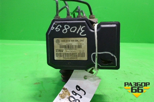 Блок ABS (3AA614109BK) для Volkswagen Passat-CC с 2008г (Пассат ЦЦ)