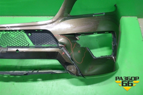 Бампер передний (без юбки AMG под парктроник и омыватели) (A1668803140) для Mercedes Benz ML-Klass W166 c 2011г (МЛ)