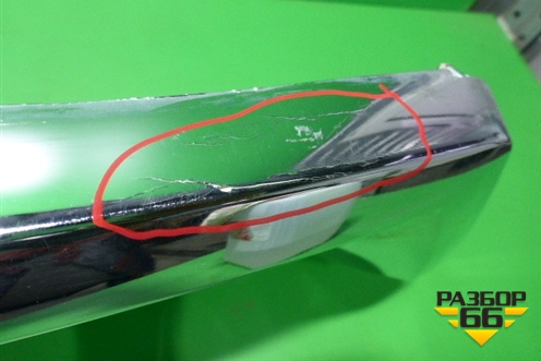 Накладка переднего бампера нижняя (AMG) (A1668858625) для Mercedes Benz ML-Klass W166 c 2011г (МЛ)