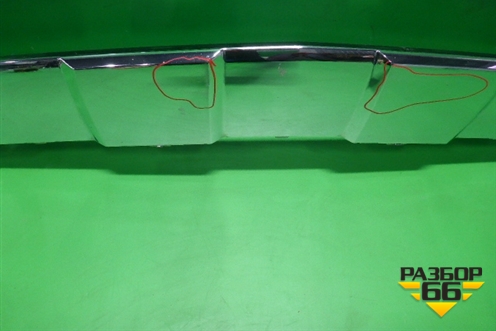 Накладка переднего бампера нижняя (AMG) (A1668858625) для Mercedes Benz ML-Klass W166 c 2011г (МЛ)