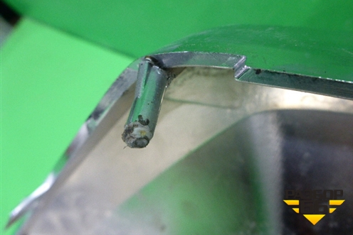 Накладка переднего бампера нижняя (AMG) (A1668858625) для Mercedes Benz ML-Klass W166 c 2011г (МЛ)