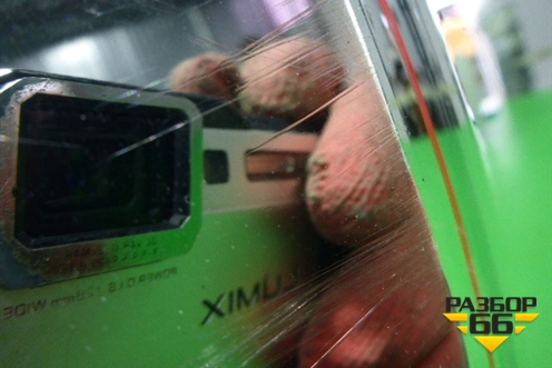 Накладка переднего бампера нижняя (AMG) (A1668858625) для Mercedes Benz ML-Klass W166 c 2011г (МЛ)