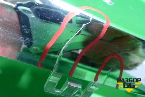 Накладка переднего бампера нижняя (AMG) (A1668858625) для Mercedes Benz ML-Klass W166 c 2011г (МЛ)