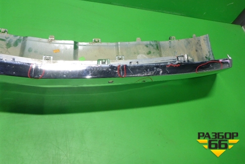 Накладка переднего бампера нижняя (AMG) (A1668858625) для Mercedes Benz ML-Klass W166 c 2011г (МЛ)