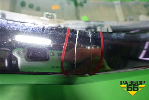 Накладка переднего бампера нижняя (AMG) (A1668858625) для Mercedes Benz ML-Klass W166 c 2011г (МЛ)