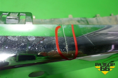 Накладка переднего бампера нижняя (AMG) (A1668858625) для Mercedes Benz ML-Klass W166 c 2011г (МЛ)