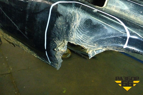 Бампер задний (под парктроник) (A2198800171) для Mercedes Benz CLS C219 с 2004-2010г (ЦЛС)