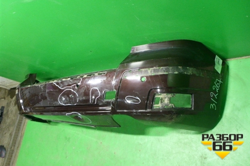 Бампер задний (до 2012г под парктроник) (A2048851525) для Mercedes Benz GLK-Klass X204 с 2008г (ГЛК)