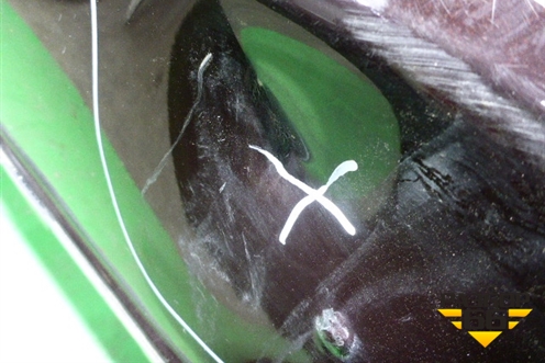 Бампер задний (до 2012г под парктроник) (A2048851525) для Mercedes Benz GLK-Klass X204 с 2008г (ГЛК)