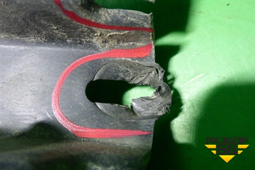 Усилитель заднего бампера (универсал) (21712804142) для VAZ Priora/Приора