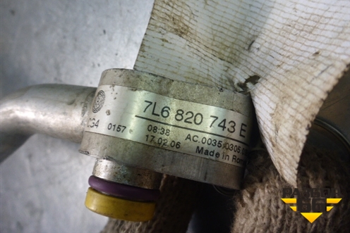 Трубка кондиционера (от печки к осушителю) (7L6820743E) для Audi Q7 c 2005-2015г (Ку 7)