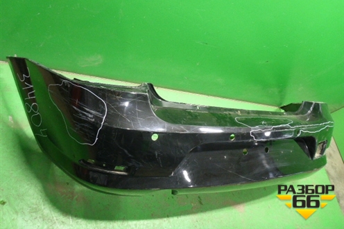 Бампер задний (после 2009г под парктроник) (8200752683) для Renault Logan с 2004-2015г (Логан)