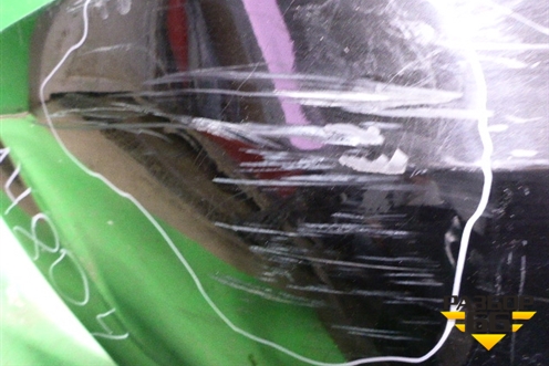 Бампер задний (после 2009г под парктроник) (8200752683) для Renault Logan с 2004-2015г (Логан)