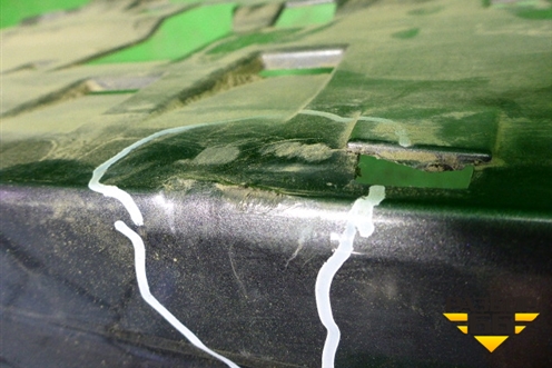 Бампер задний (до 2017г под парктроник) (5215960500) для Toyota Land Cruiser Prado(150) с 2009г (Ленд Крузер Прадо)