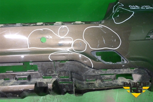 Бампер задний (после 2012г AMG под парктроник) (A2048857933) для Mercedes Benz GLK-Klass X204 с 2008г (ГЛК)