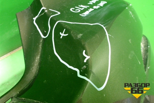 Бампер задний (после 2012г AMG под парктроник) (A2048857933) для Mercedes Benz GLK-Klass X204 с 2008г (ГЛК)