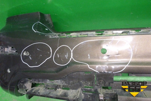 Бампер задний (после 2012г AMG под парктроник) (A2048857933) для Mercedes Benz GLK-Klass X204 с 2008г (ГЛК)