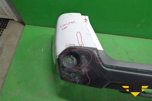 Бампер задний (85022JU14H) для Nissan X-Trail (Т31) с 2007-2014г (Хтраил)