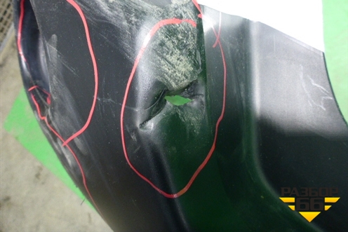 Бампер задний (85022JU14H) для Nissan X-Trail (Т31) с 2007-2014г (Хтраил)