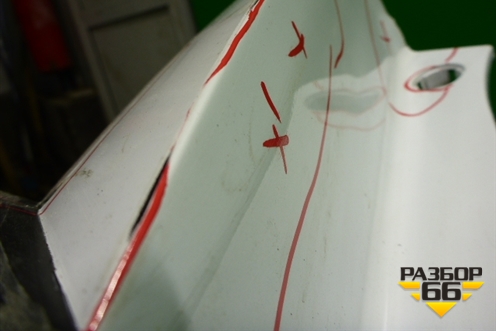 Бампер задний (85022JU14H) для Nissan X-Trail (Т31) с 2007-2014г (Хтраил)