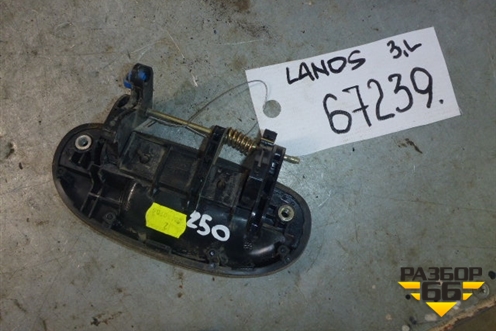 Ручка наружная двери задней левой для Chevrolet Lanos с 2004г (Ланос) (96226329)