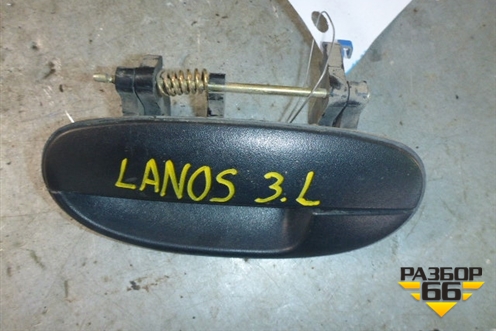 Ручка наружная двери задней левой для Chevrolet Lanos с 2004г (Ланос) (96226329)