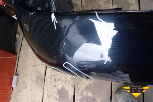 Бампер задний (до 2015г под парктроник) (5215960260) для Toyota Land Cruiser (200) с 2008г (Ленд Крузер)