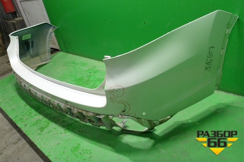 Бампер задний (под парктроник) (521590E060) для Toyota Highlander с 2013-2021г (Хайлендер)