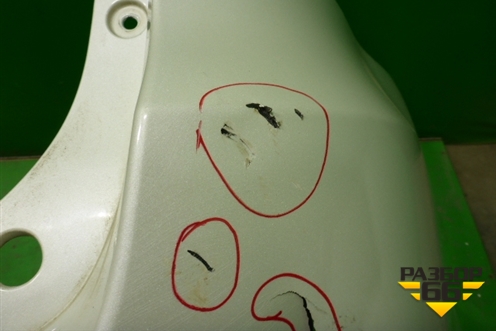 Бампер задний (под парктроник) (521590E060) для Toyota Highlander с 2013-2021г (Хайлендер)