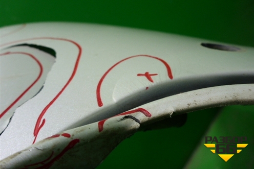 Бампер задний (под парктроник) (521590E060) для Toyota Highlander с 2013-2021г (Хайлендер)