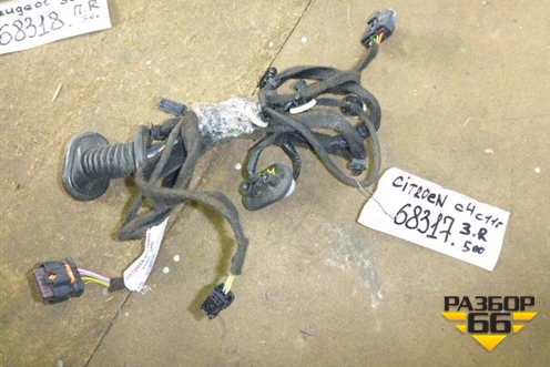 Проводка двери задней правой (хетчбэк) для Citroen C4 с 2010-2022г (С4)