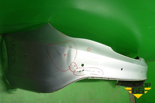 Бампер задний (без юбки под парктроник) (A1178850025) для Mercedes Benz CLA C117 с 2013г (ЦЛА)